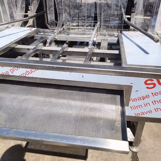 工業用自動電気プラスチック卵トレイ洗浄プラスチックバスケット洗浄機自動処理装置